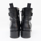 Louis Vuitton Boots Waist Side Line Black Short Leather — view 4