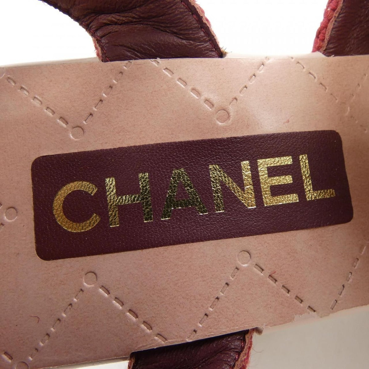 Chanel Sandals Red 37 — view 6