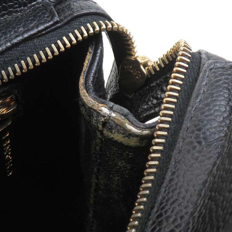Chanel Shoulder Caviar Black Bag — view 7