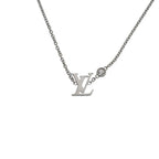 Louis Vuitton Pendant Ideal Blossom Necklace 18Kwhite Gold Diamond