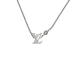 Louis Vuitton Pendant Ideal Blossom Necklace 18Kwhite Gold Diamond — view 2