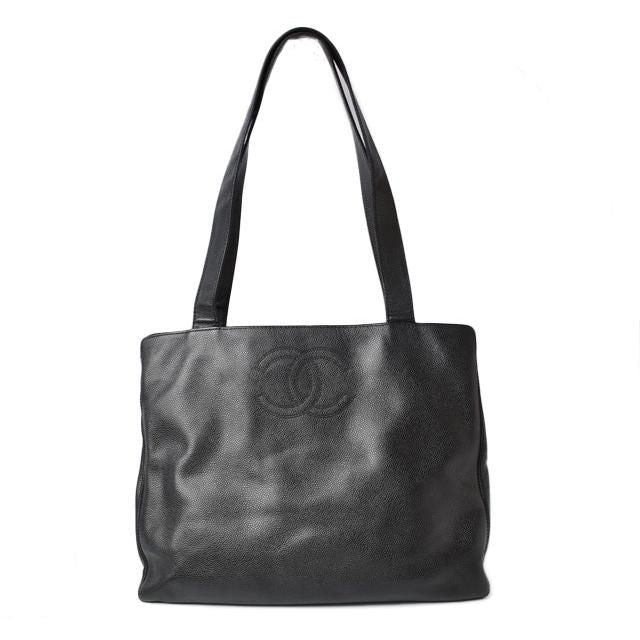 Chanel Tote A4 Caviar Leather Black