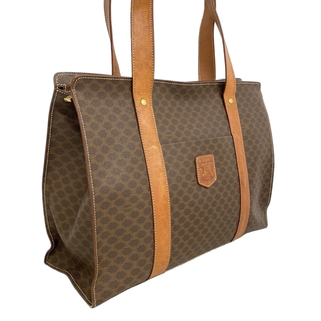 Celine Tote Macadam Brown Gold — view 2