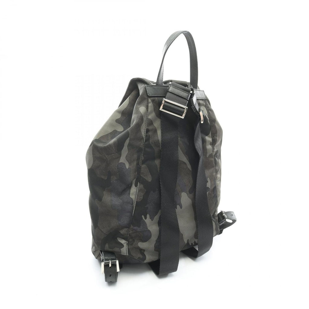 Prada Backpack Tessuto Camoufl Khaki Navy Green Multi-color — view 2