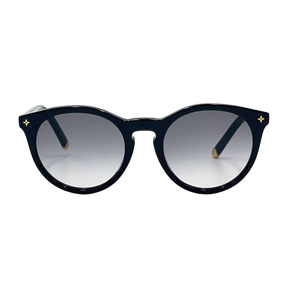 Louis Vuitton My Monogram Light Acetate Metal Gray Black Sunglasses Gold Eyewear