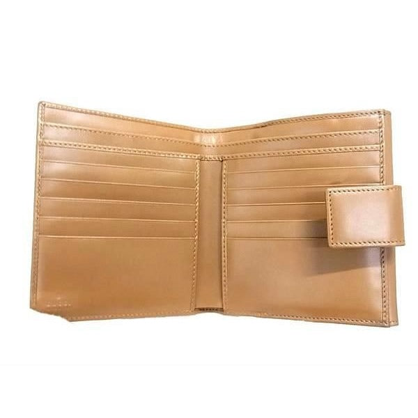 Gucci 035 2149 2238 GG Marmont Leather Bifold Wallet Brown — view 3