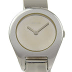 Gucci Stainless Steel Quartz Analog Display Clear Dial Watch