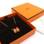 Hermes Pop Ash Necklace GP Orange — view 3