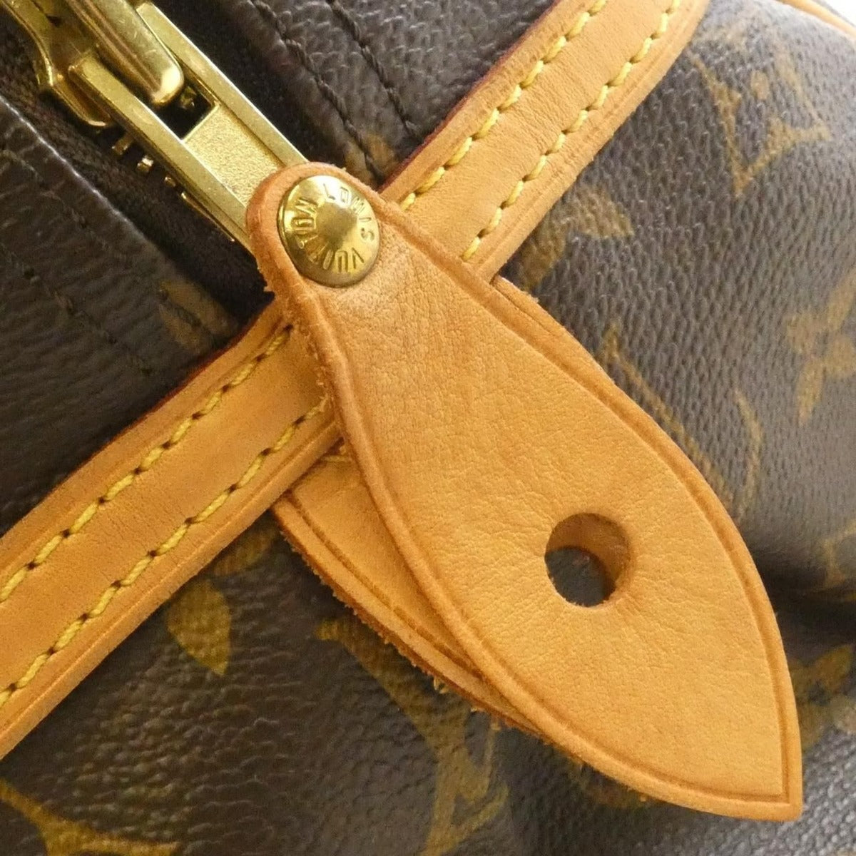 Louis Vuitton Monogram Montorgueil GM Shoulder Bag Brown Marron — view 7