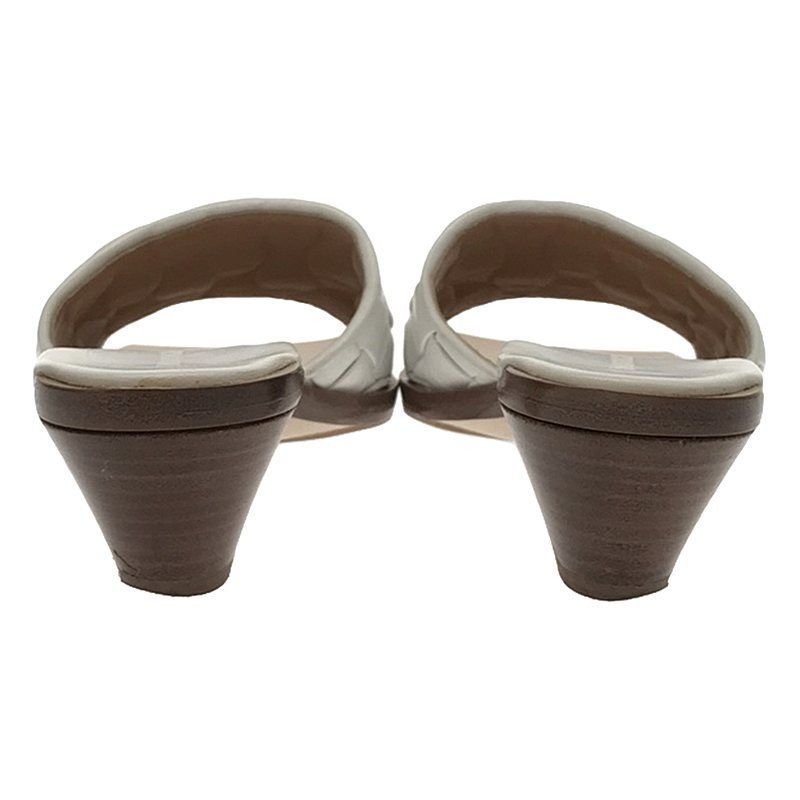Bottega Veneta Intrecciato Square Toe Leather Sandals — view 3