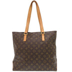 Louis Vuitton Cabas Mezzo Monogram Brown Tote Bag 1223