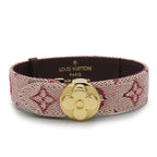 Louis Vuitton Bracelet Good Luck Monogram Mini Metal Pink — view 2