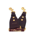 Christian Dior Medallion Trotter Canvas And Leather Shoulder Strap For Bag — view 3