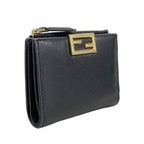 Fendi Wallet Leather Black Gold — view 2