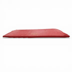 Celine Leather Triomphe Zip Long Card Case Red Gold — view 5