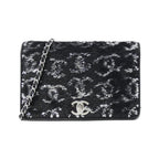 Chanel Chain Wallet Silver