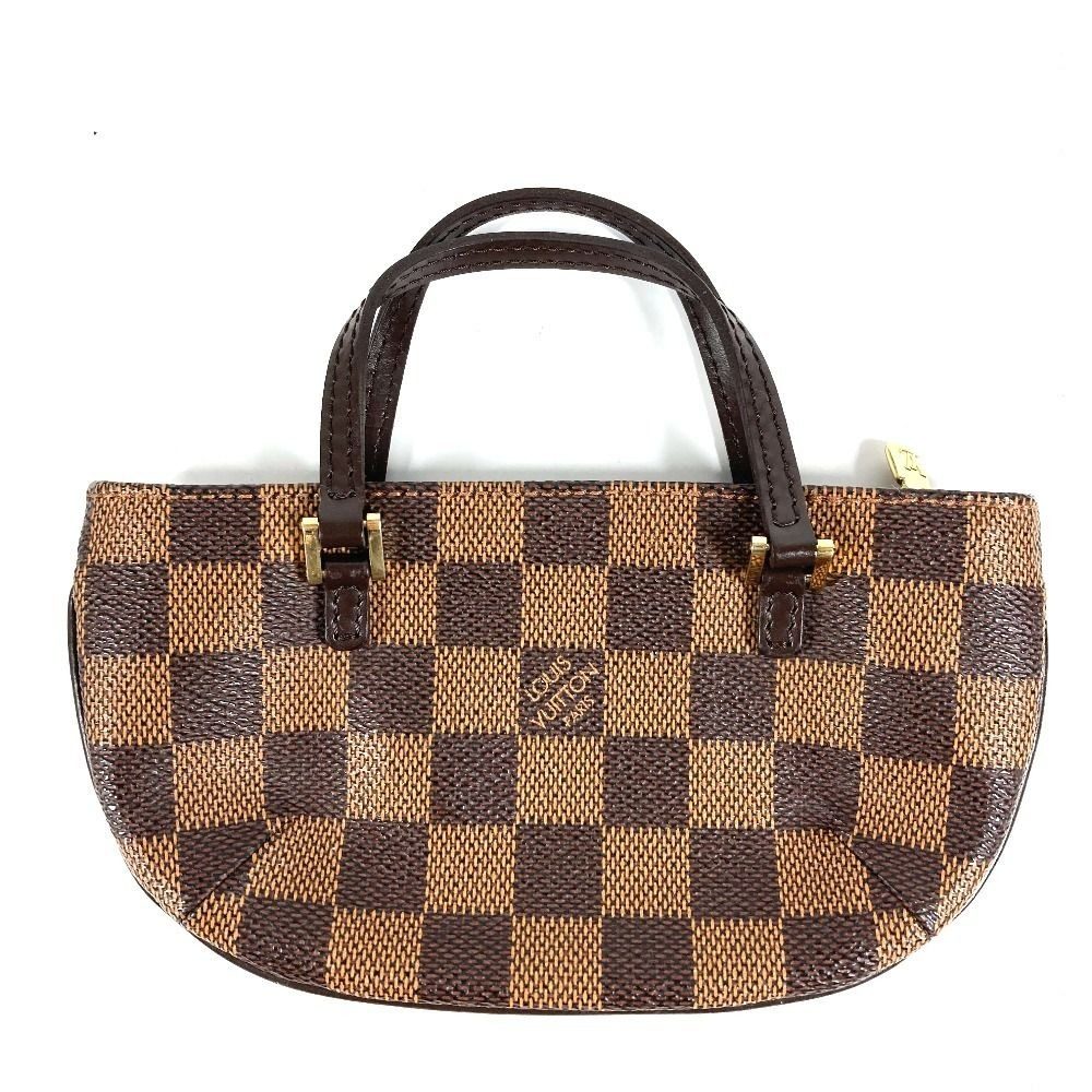 Louis Vuitton Pouch Manosque GM Only Damier Canvas Ebene Brown