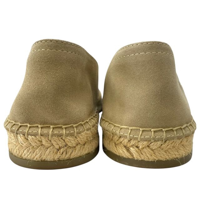 Louis Vuitton Cl1116 Jute Bidar Line Espadrille Slip-on Beige Suede Hemp — view 4