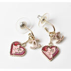 Chanel CC Mark Heart Motif Pink