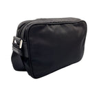 Prada Re-Nylon Black Shoulder Bag Silver — view 2