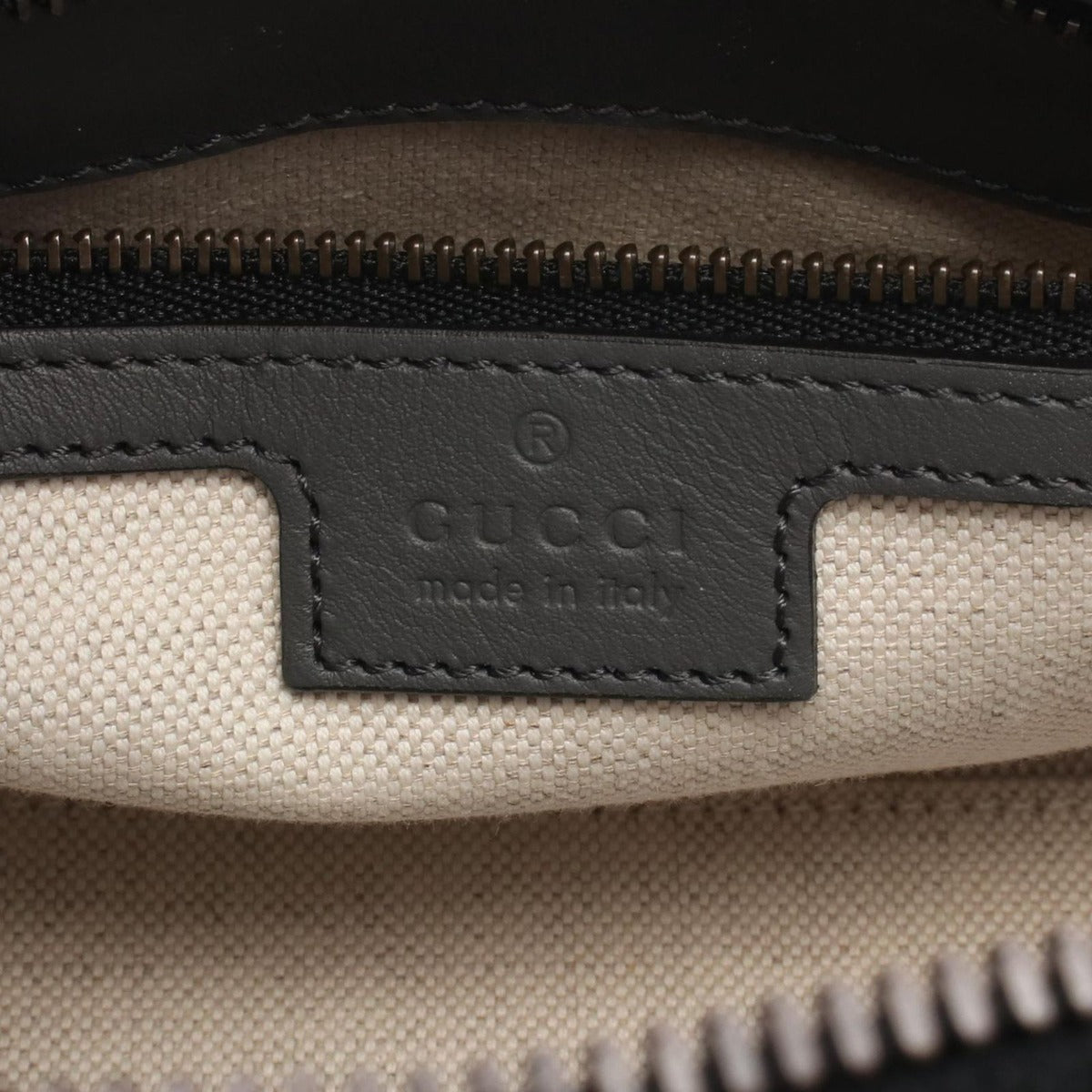 Gucci Handbag Ophidia GG Canvas Black Gray Sherry Line — view 4
