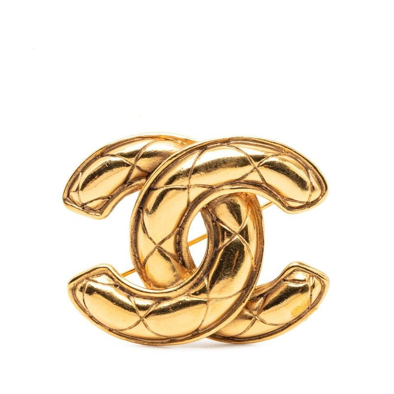 Chanel Quilted Gold Plated — view 2