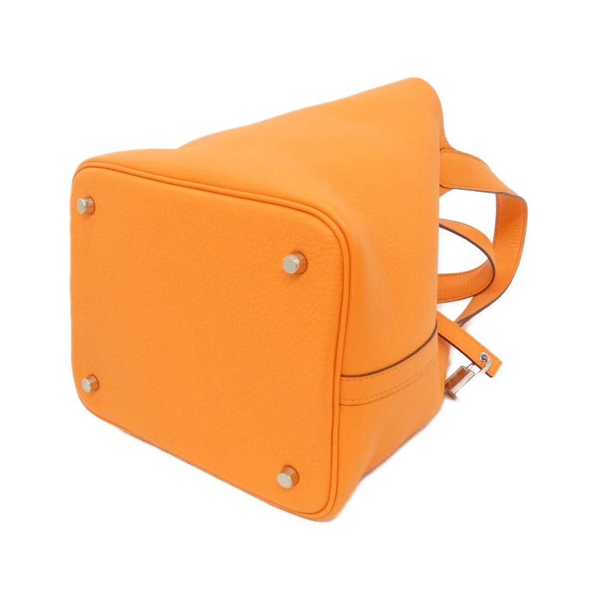 Hermes Picotin Lock MM Bag Orange Minium — view 2