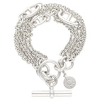 Hermes New Farandole Silver Bracelet St — view 2