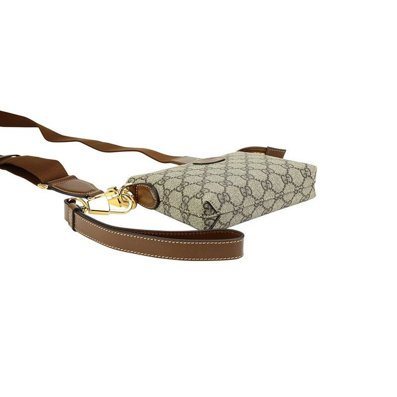 Gucci Shoulder Bag Interlocking G Beige Ebony — view 2