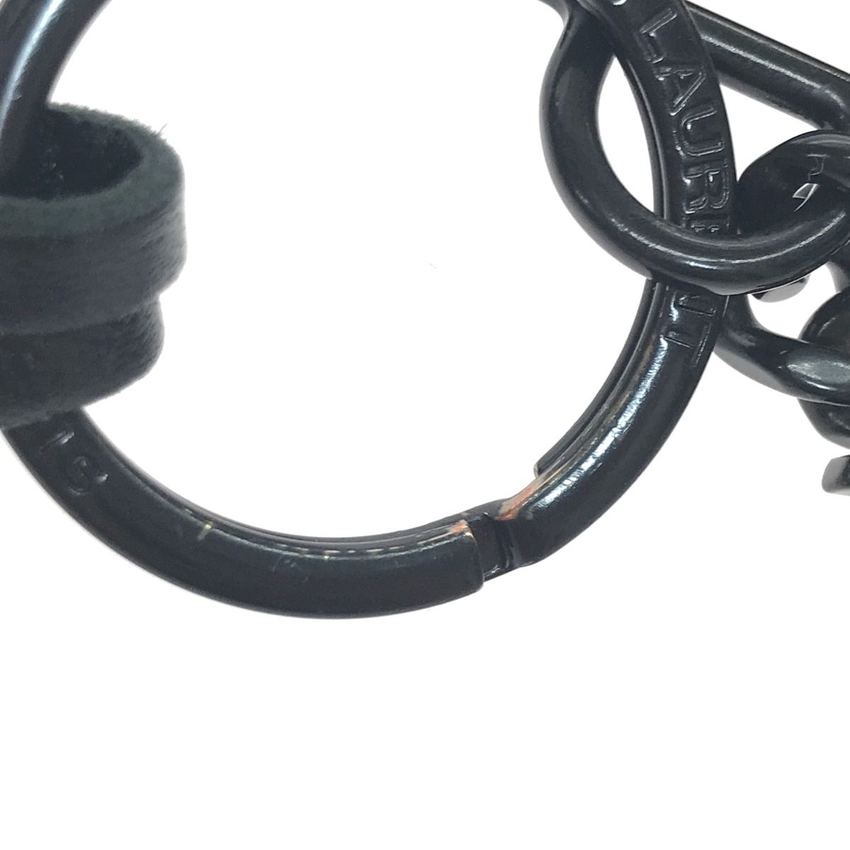 Saint Laurent Key Holder Ring Logo Plate Type — view 9