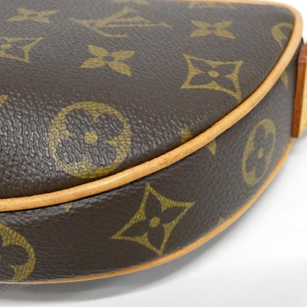 Louis Vuitton Monogram Pochette Croissant Shoulder Bag Brown Marron — view 2