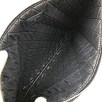 Chanel Quilted Lambskin CC Logo Clutch Navy — view 7
