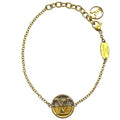 Louis Vuitton Bracelet L to Monogram Gold Silver