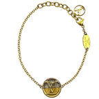 Louis Vuitton Bracelet L to Monogram Gold Silver