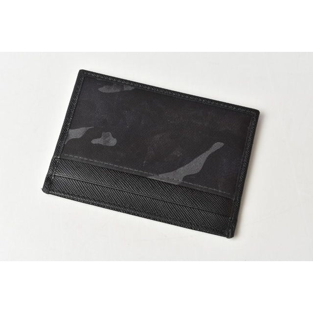 Prada Card Case Business Holder 2 M1149 Camouflage Black — view 3