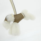 Hermes Buddy Epi Bag Charm Etoupe — view 2