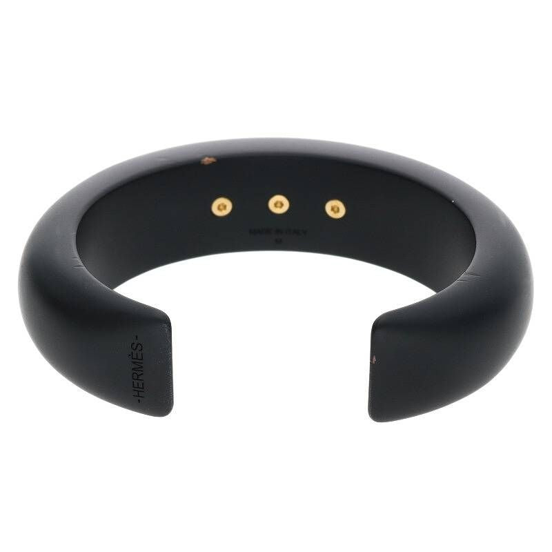 Hermes Collier De Chien Wood Bangle — view 2