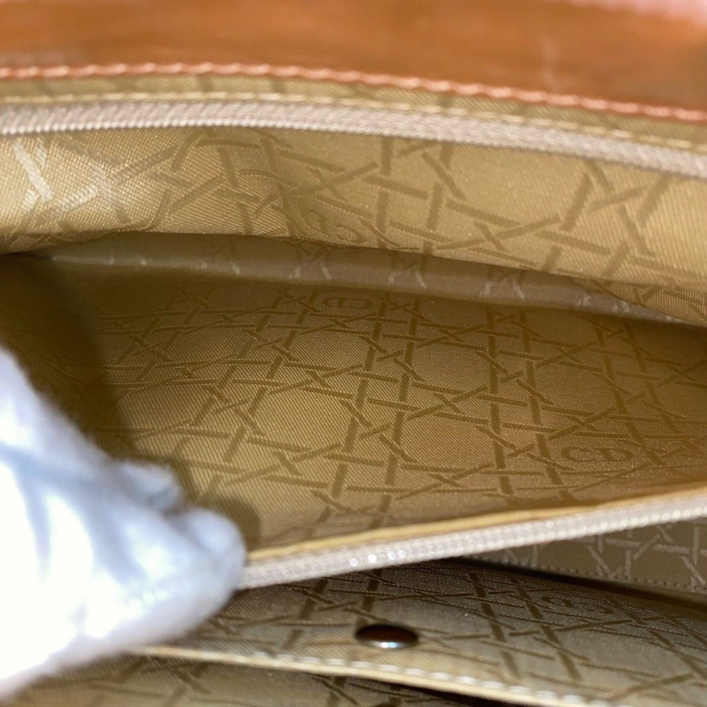 Dior Handbag Maris Pearl Patent Formal Business Travel — view 9