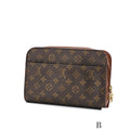 Louis Vuitton Orsay Second Handbag Clutch Brown