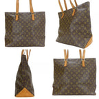 Louis Vuitton Tote Bag Cabas Mezzo Monogram Leather Brown Shoulder — view 2