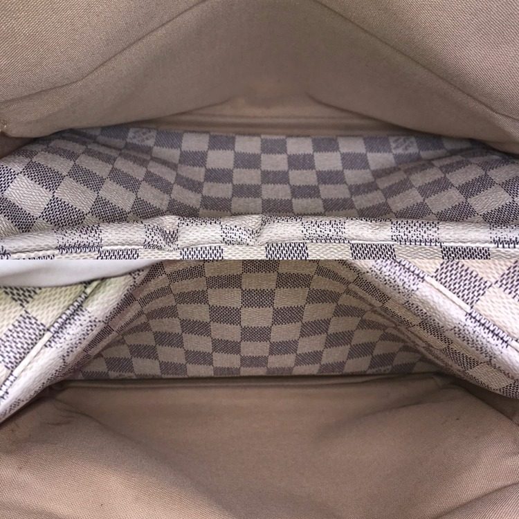 Louis Vuitton Damier Azur Naviglio Shoulder Bag Price Negotiation Welcome — view 7