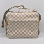 Louis Vuitton Damier Azur Naviglio Shoulder Bag Price Negotiation Welcome