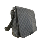 Louis Vuitton Shoulder Bag Damier Graphite District MM Gray Black — view 2