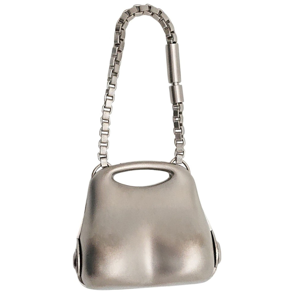 Chanel Bag Charm CC Logo Silver — view 2
