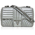Prada Chain Shoulder Bag Silver Diagram