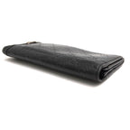 Gucci Long Wallet Women Leather Black GG Horsebit — view 4