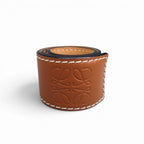 Loewe Slap Bracelet Anagram Tan Brown
