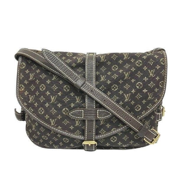 Louis Vuitton Monogram Mini Lin Saumur 30 Shoulder Bag