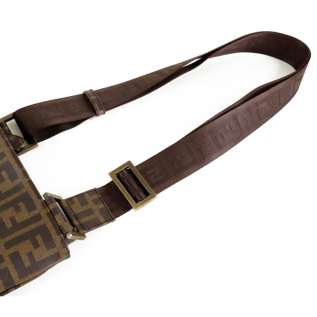 Fendi Zucca Pattern Shoulder Bag Brown — view 4