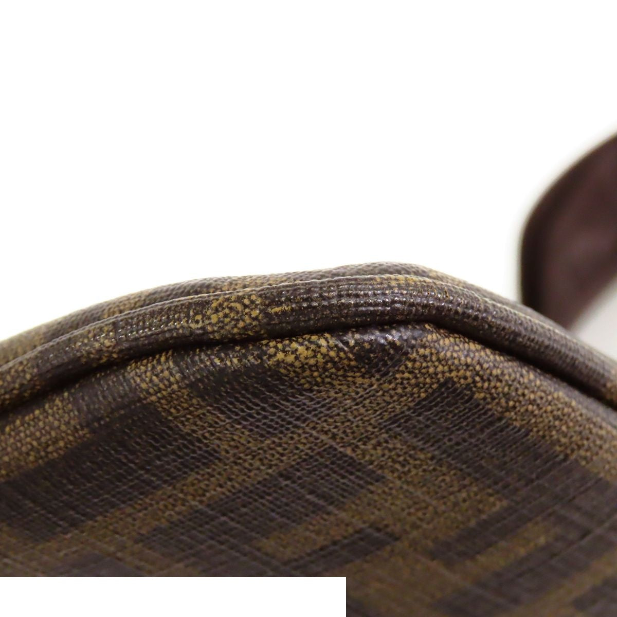 Fendi Zucca Pattern Shoulder Bag Brown — view 6